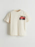 LC Waikiki Crew Neck Printed Combed Cotton Baby Boy T-Shirt